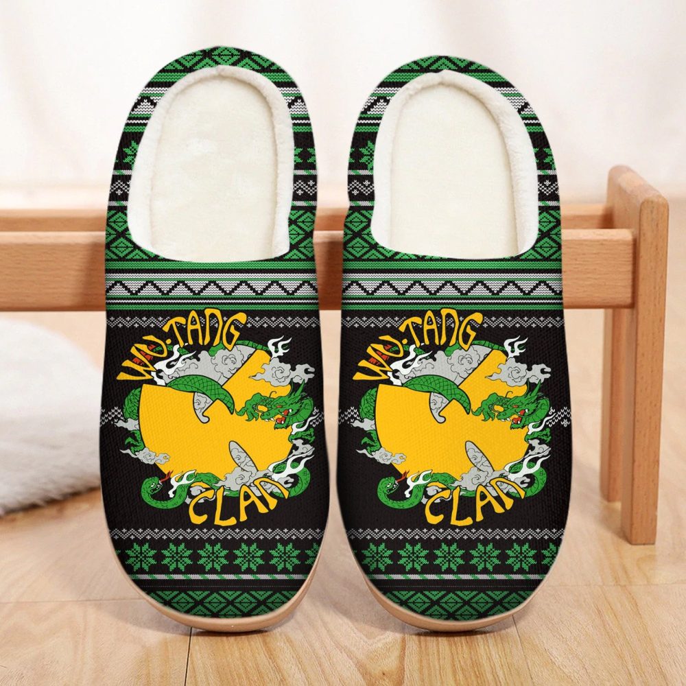 Wu-tang Logo Snake Pattern Slipper
