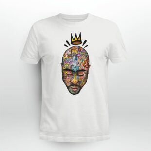 2Pac Shakur Colorful Head Art Gangsta Thug Life Tshirt