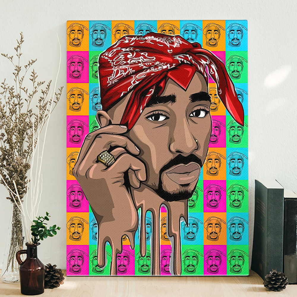 2pac Shakur Hip Hop Art Poster Canvas