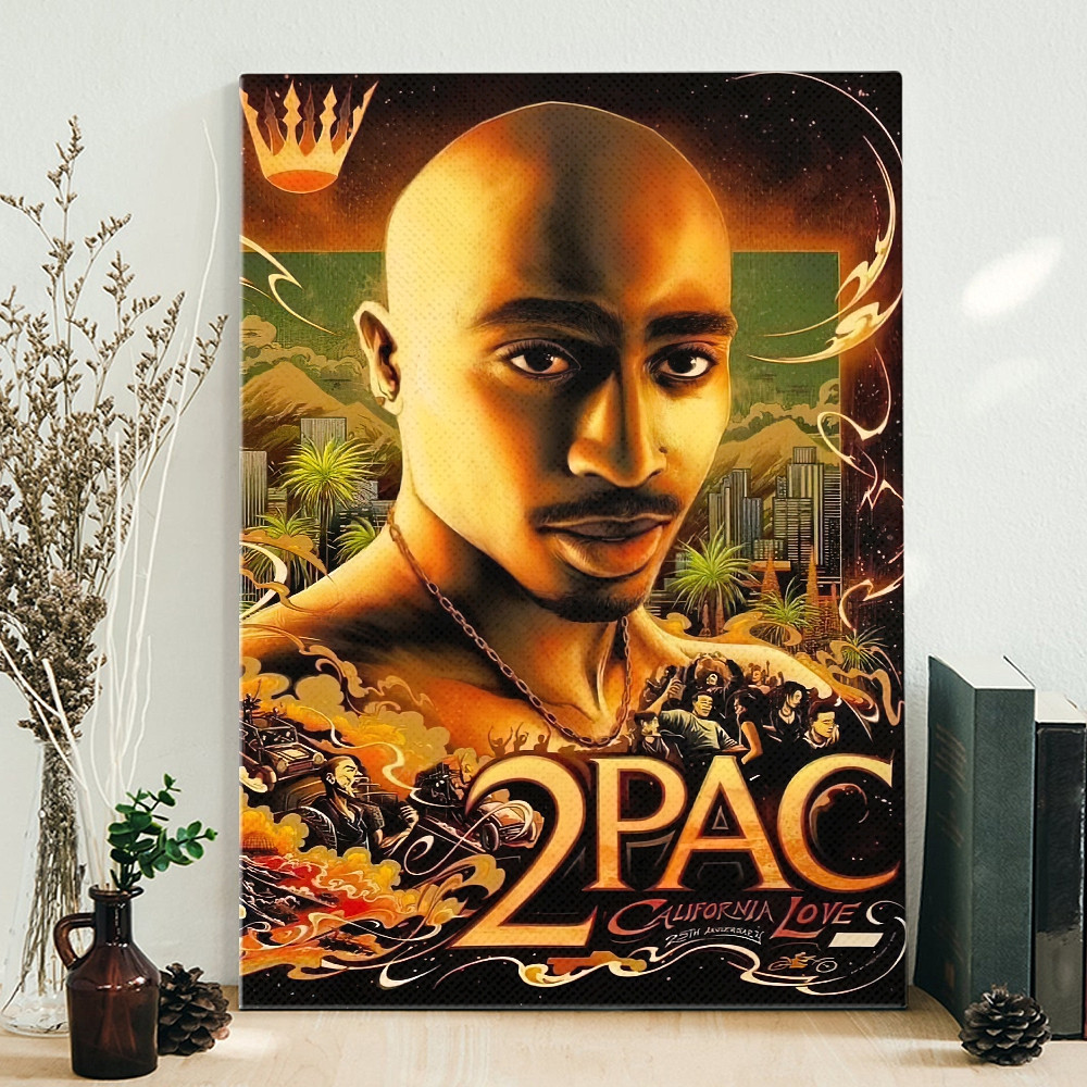 2pac Shakur No Matter How Hard It Get Keep Your Head Up Poster Canvas