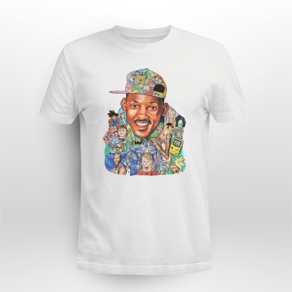 90s Animated Television Series The Fresh Prince Of Bel Air Tshirt pyoafb