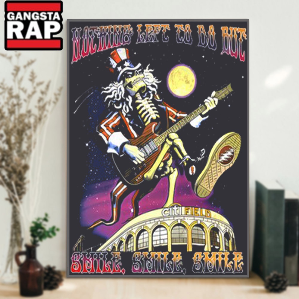 Grateful Dead Nothing Left To Do But Smile Smile Smile Poster Canvas Art