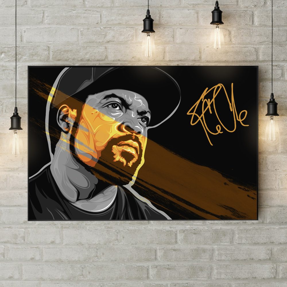 Ice Cube Artwork Canvas Ice Cube Artwork Canvas