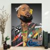 Nipsey Hussle Slauson Avenue Hip Hop 90s Poster Canvas 3 Nipsey Hussle Slauson Avenue Hip Hop 90s Poster Canvas