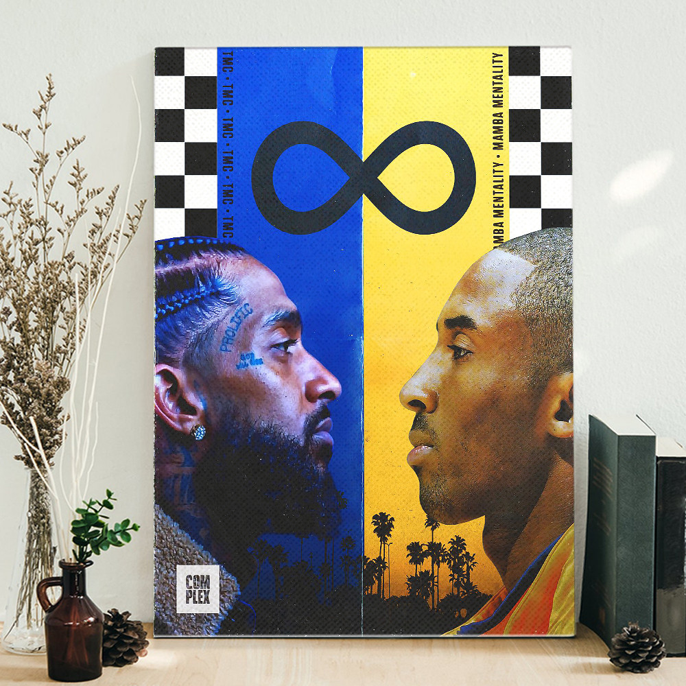 Nipsey Hussle and Kobe Bryant Music-Sports Canvas