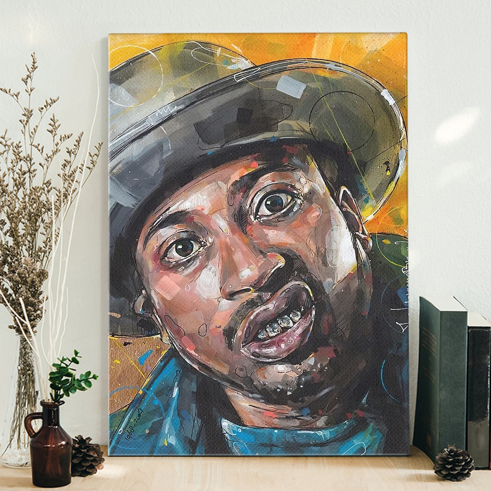 Ol' Dirty Bastard Paint Wall Art Poster Canvas