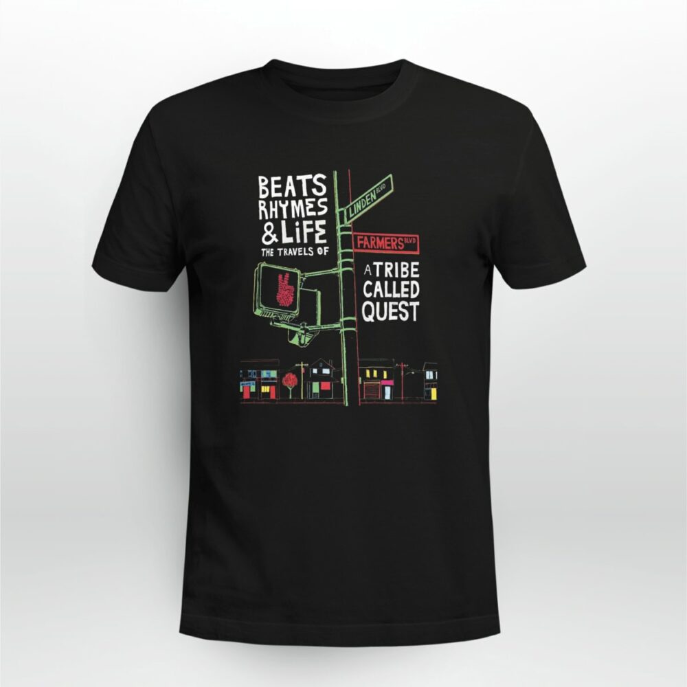 Rap Hiphop Beats, Rhymes & Life The Travels Of A Tribe Called Quest Tshirt