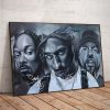 Snoop Dogg, 2Pac, Jay-Z Artwork Canvas 2 Snoop Dogg 2Pac Jay Z Artwork Canvas