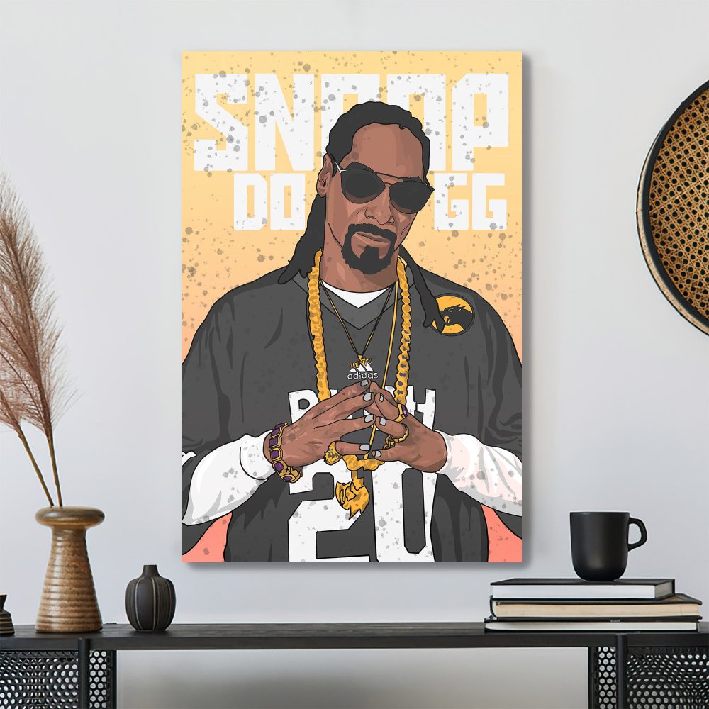 Snoop Dogg Hip Hop Favorite Rapper Poster Canvas Snoop Dogg Hip Hop Favorite Rapper Poster Canvas