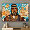 The King of Memphis NBA Poster Canvas 2 The King of Memphis NBA Poster Canvas
