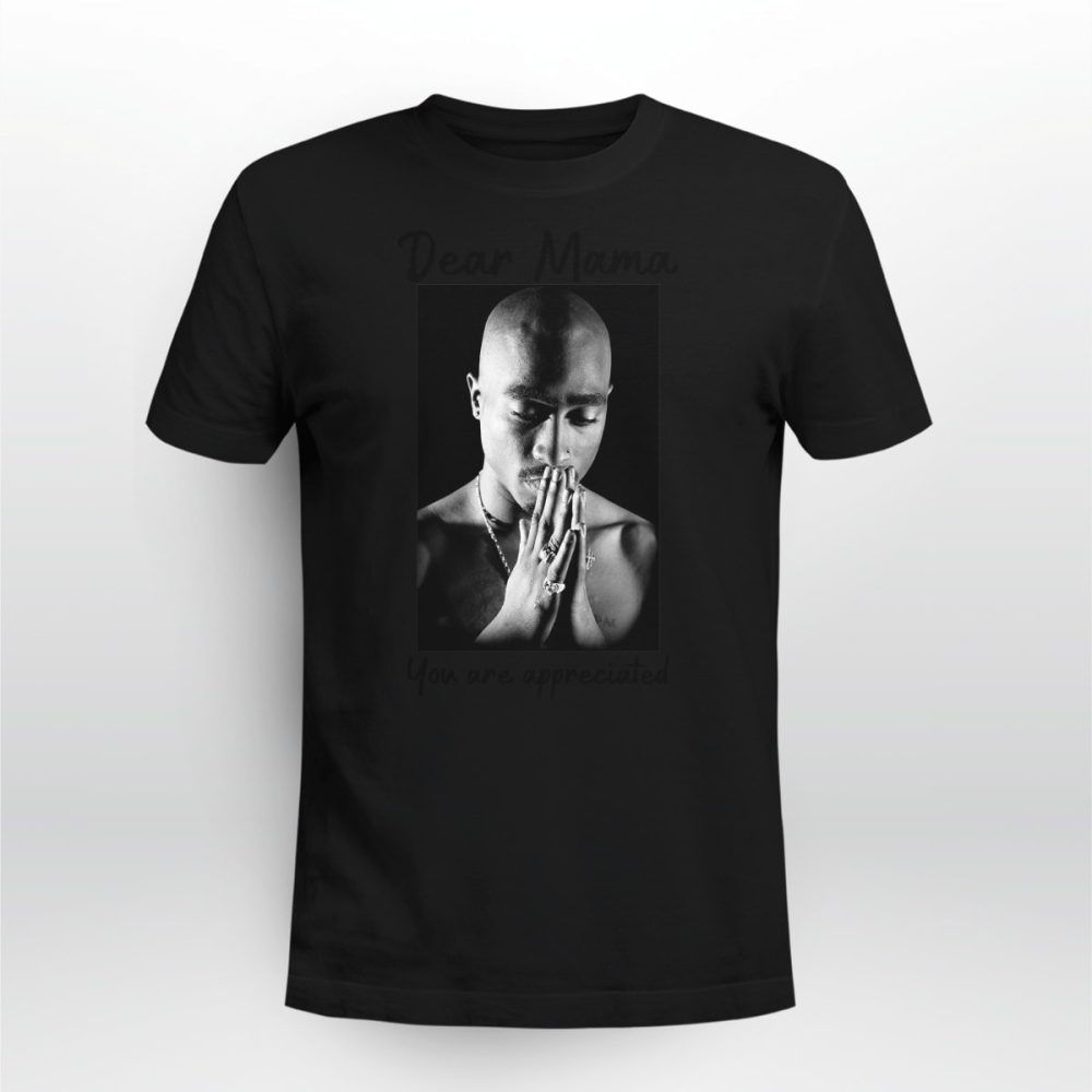Tupac Shakur Thug Life Dear Mama Tshirt 1 Tupac Shakur Thug Life Dear Mama Tshirt