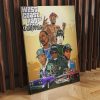 West Coast Rap 90s California Poster Canvas