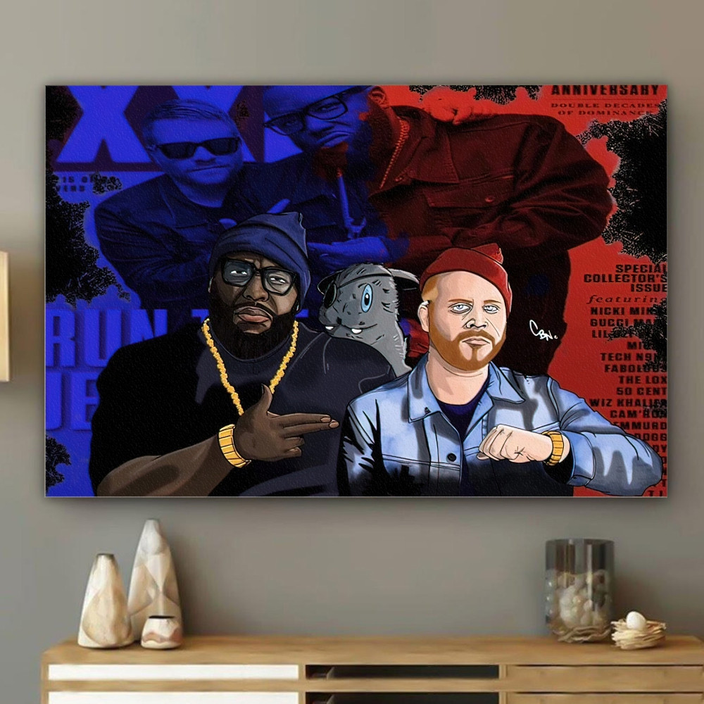 Wu-tang Gang Members Ghostface Killah&Method Man Poster Canvas
