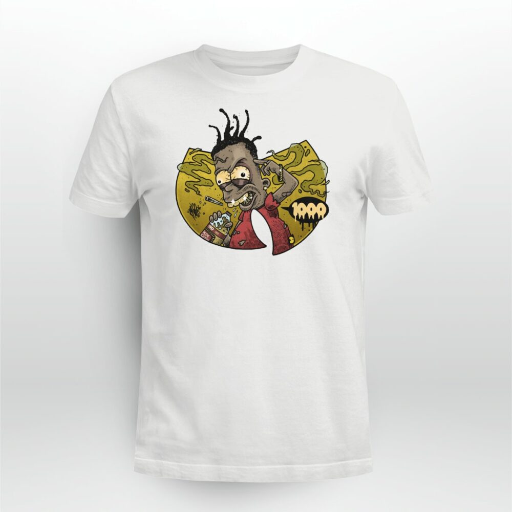 Wu-tang Clan Bart Simpson Gangster Wallpaper Tshirt