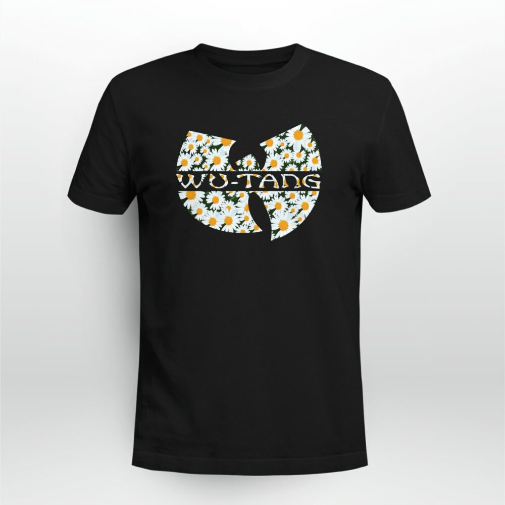 Wu-tang Clan Logo Flower  Bassic Tshirt