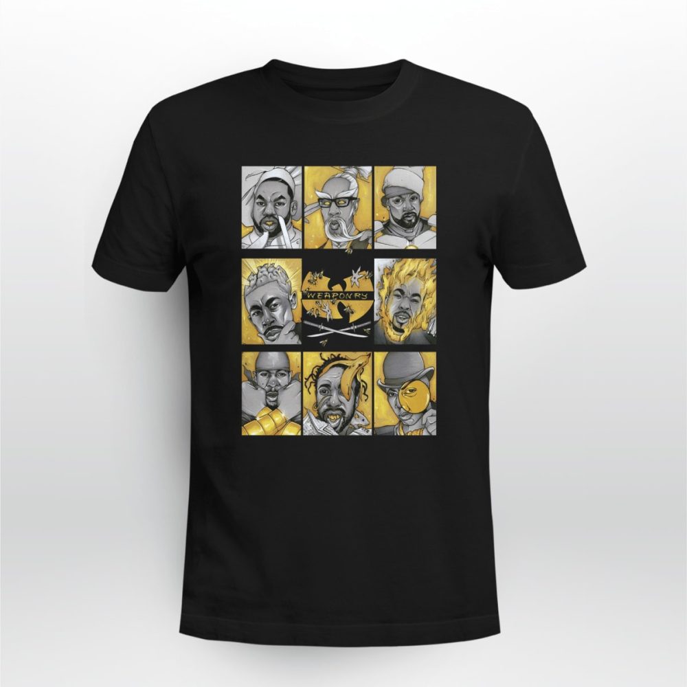 Wu-tang Clan Weaponry Tshirt 1 Wu-tang Clan Weaponry Tshirt