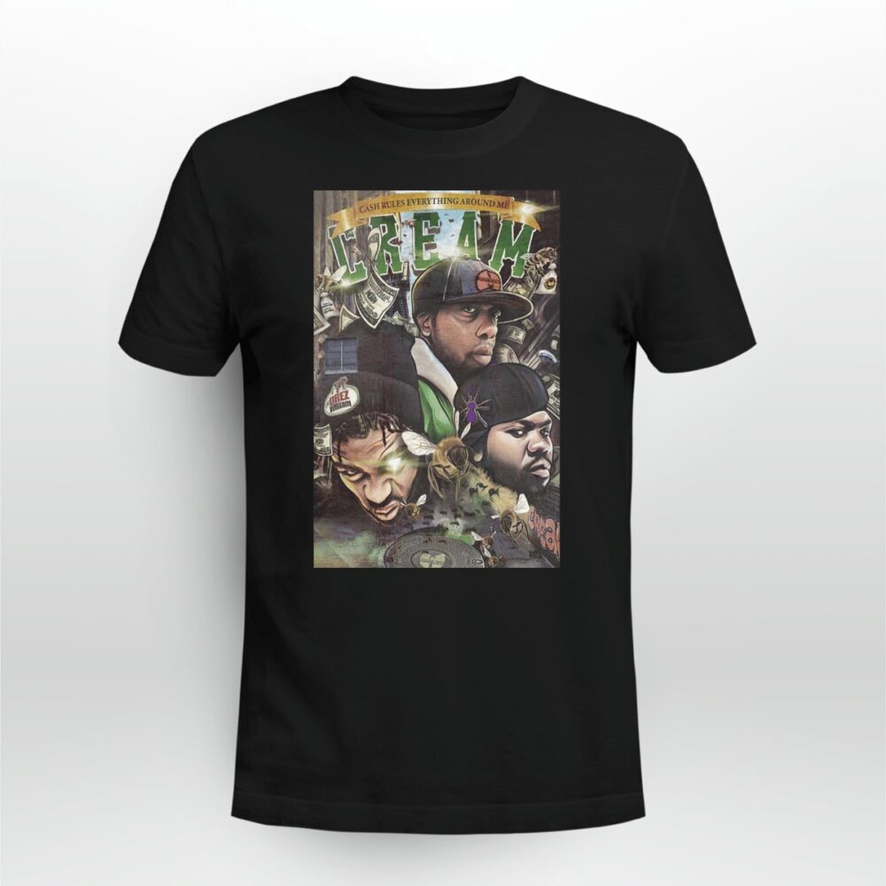 Wu-tang Cream Art Hip hop Tshirt