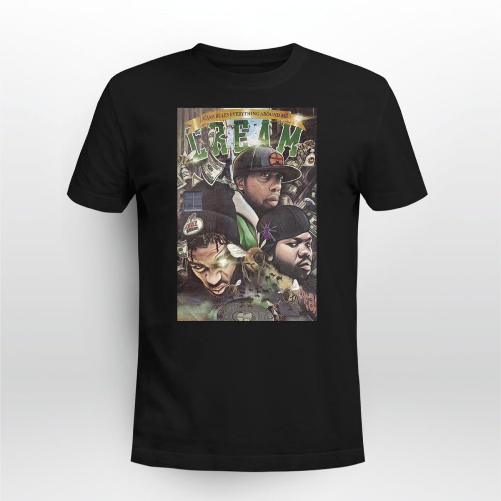 Wu-tang Cream Art Hip hop Tshirt 1 Wu-tang Cream Art Hip hop Tshirt
