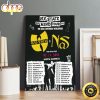 Wutang Clan Nas NY State Of Mind Tour 2023 North American Dates Poster Canvas