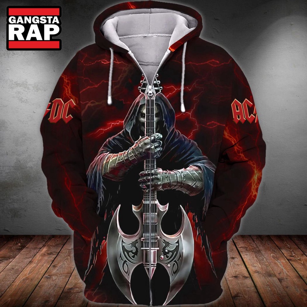 ACDC 51th Anniversary 2024 Music 3D Hoodie