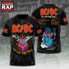 ACDC Fly On The Wall Music Tour 3D T Shirt 2 ACDC Fly On The Wall Music Tour 3D T Shirt