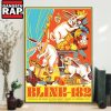 Blink 182 Tour 2024 Brisbane Australia Poster Canvas Art
