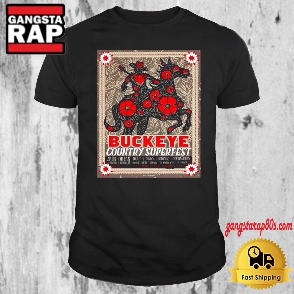 Buckeye Country Superfest June 22-23 2024 Ohio Stadium Columbus OH T Shirt Buckeye Country Superfest June 22-23 2024 Ohio Stadium Columbus OH T Shirt