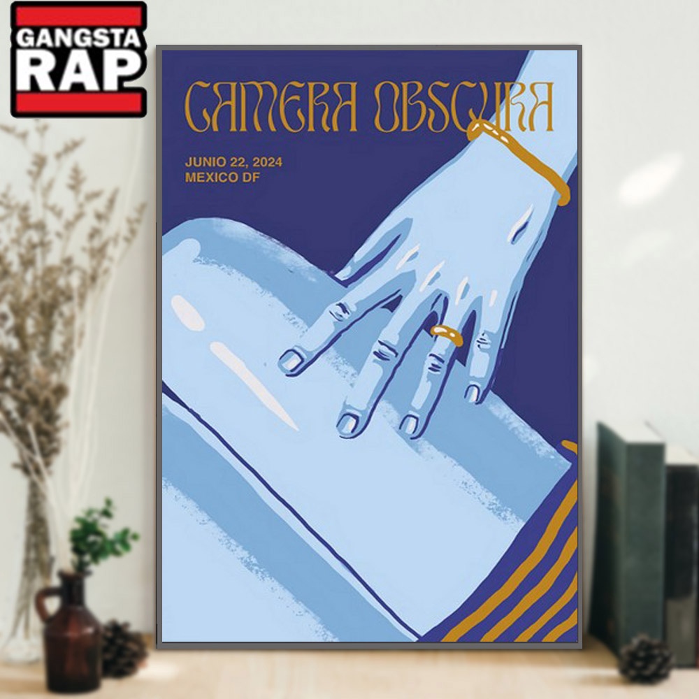 Camera Obscura Mexico City MX June 24 2024 Gig Poster Canvas Art Camera Obscura Mexico City MX June 24 2024 Gig Poster Canvas Art