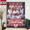 Crimson Oklahoma Sooners Four Peat NCAA Softball Women’s Champions Logo Poster Canvas Art 1 Crimson Oklahoma Sooners Four Peat NCAA Softball Women's Champions Logo Poster Canvas Art