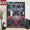 Foo Fighters 30 Years 1994-2024 Music Signature Fans Gift Poster Canvas Art 3 Foo Fighters 30 Years 1994 2024 Music Signature Fans Gift Poster Canvas Art