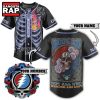 Grateful Dead Not All Who Wander Are Lost Custom Baseball Jersey Grateful Dead Jersey