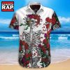 Grateful Dead Skull And Roses 2024 Summer Hawaiian Shirt, Grateful Dead Hawaiian Shirt 1 Grateful Dead Skull And Roses 2024 Summer Hawaiian Shirt Grateful Dead Hawaiian Shirt