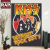 Kiss Band Music Detroit Rock City 2024 Poster Canvas Art 2 Kiss Band Music Detroit Rock City 2024 Poster Canvas Art
