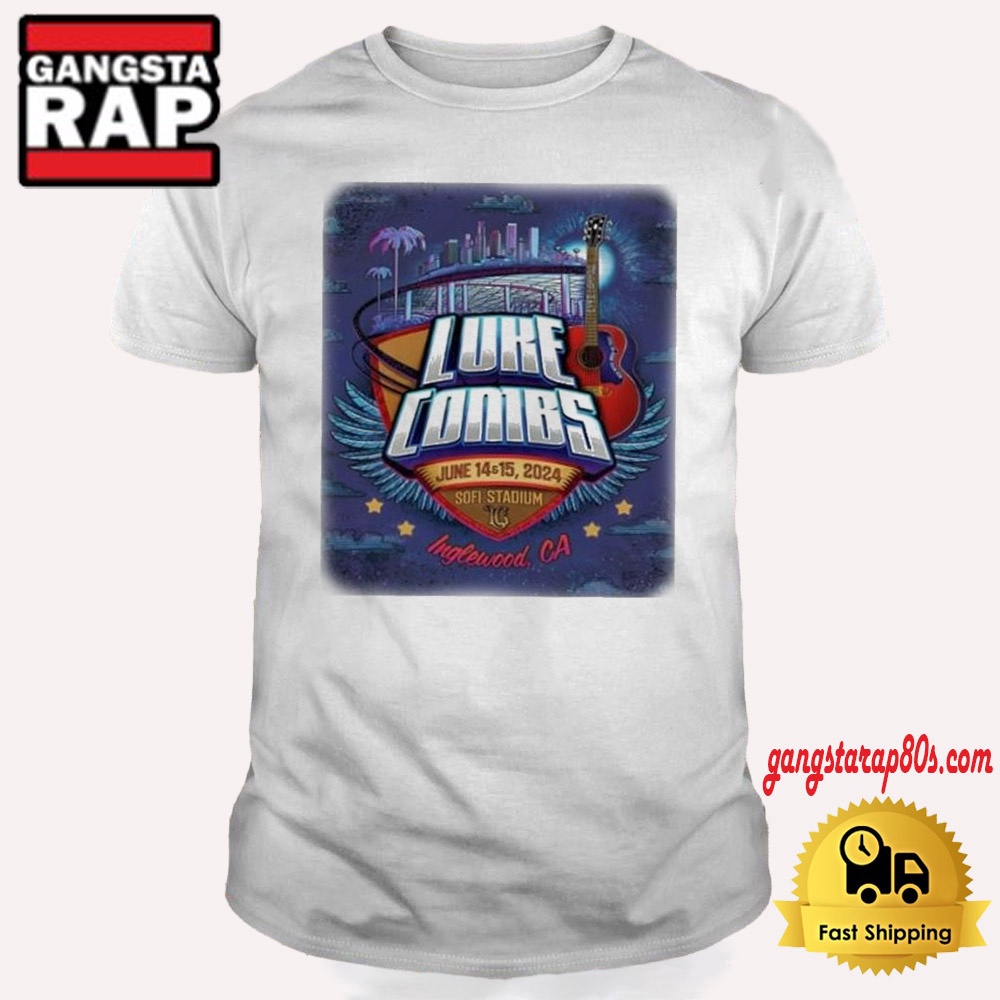 Luke Combs Tour 2024 Inglewood Ca T Shirt Luke Combs Tour 2024 Inglewood Ca T Shirt