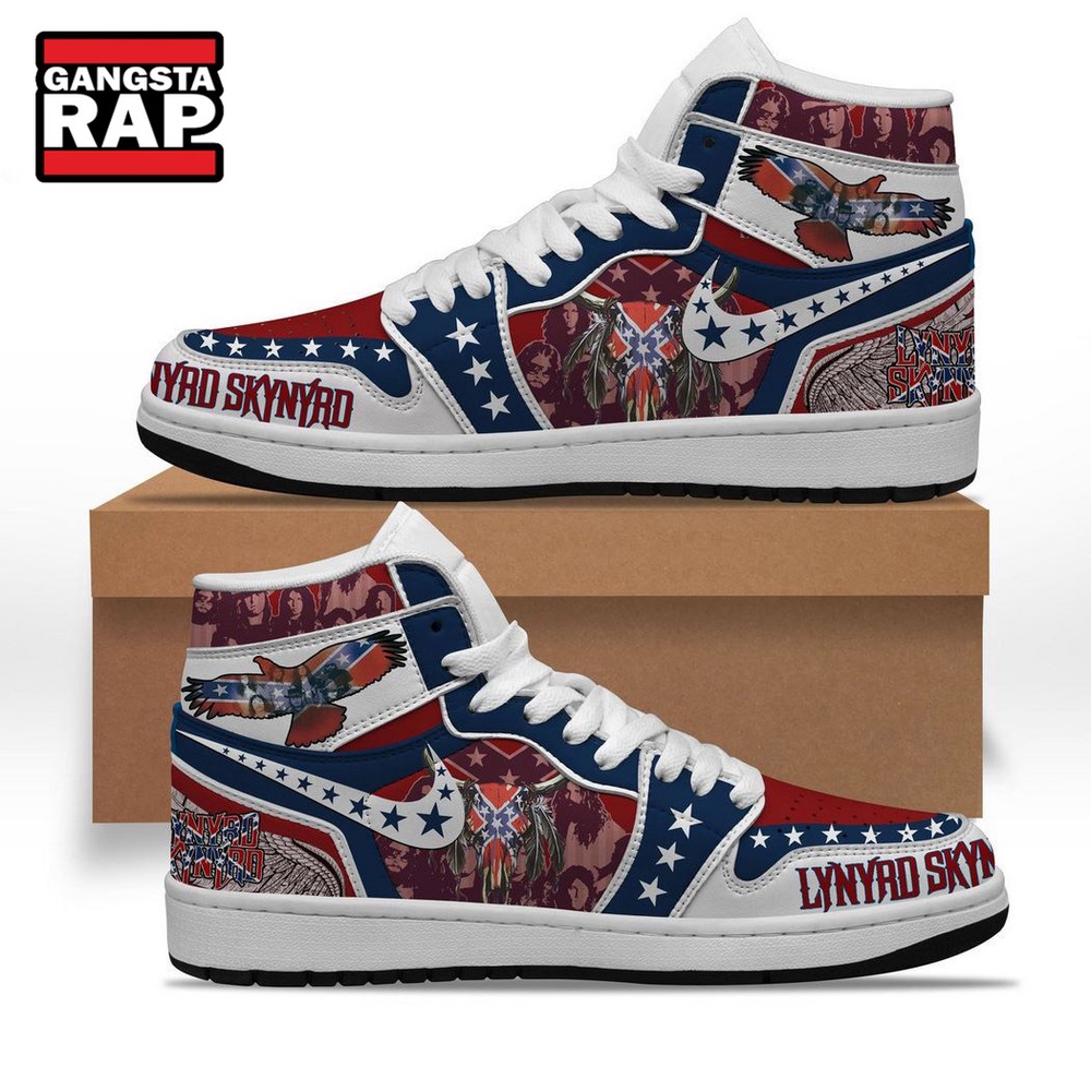 Lynyrd Skynyrd Air Jordan 1 Hightop Shoes Lynyrd Skynyrd Air Jordan 1 Hightop Shoes