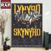 Lynyrd Skynyrd Thank You For The Memories 2024 Poster Canvas Art 2 Lynyrd Skynyrd Thank You For The Memories 2024 Poster Canvas Art