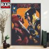 Marvel Deadpool Wolverine Face Off Comic 2024 Poster Canvas Art