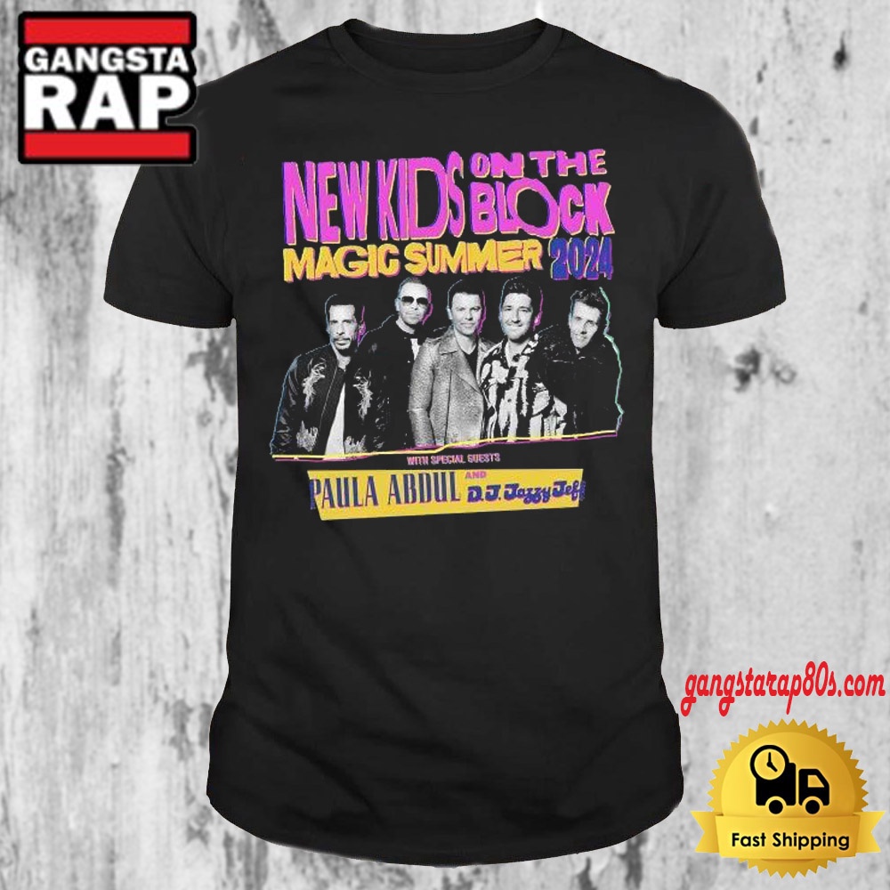 New Kids On The Block Magic Summer Tour 2024 T Shirt New Kids On The Block Magic Summer Tour 2024 T Shirt