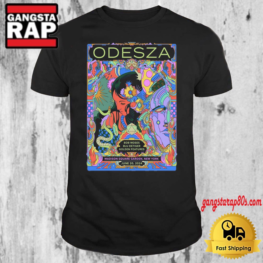 Odesza June 22 2024 Madison Square Garden New York NY T Shirt Odesza June 22 2024 Madison Square Garden New York NY T Shirt