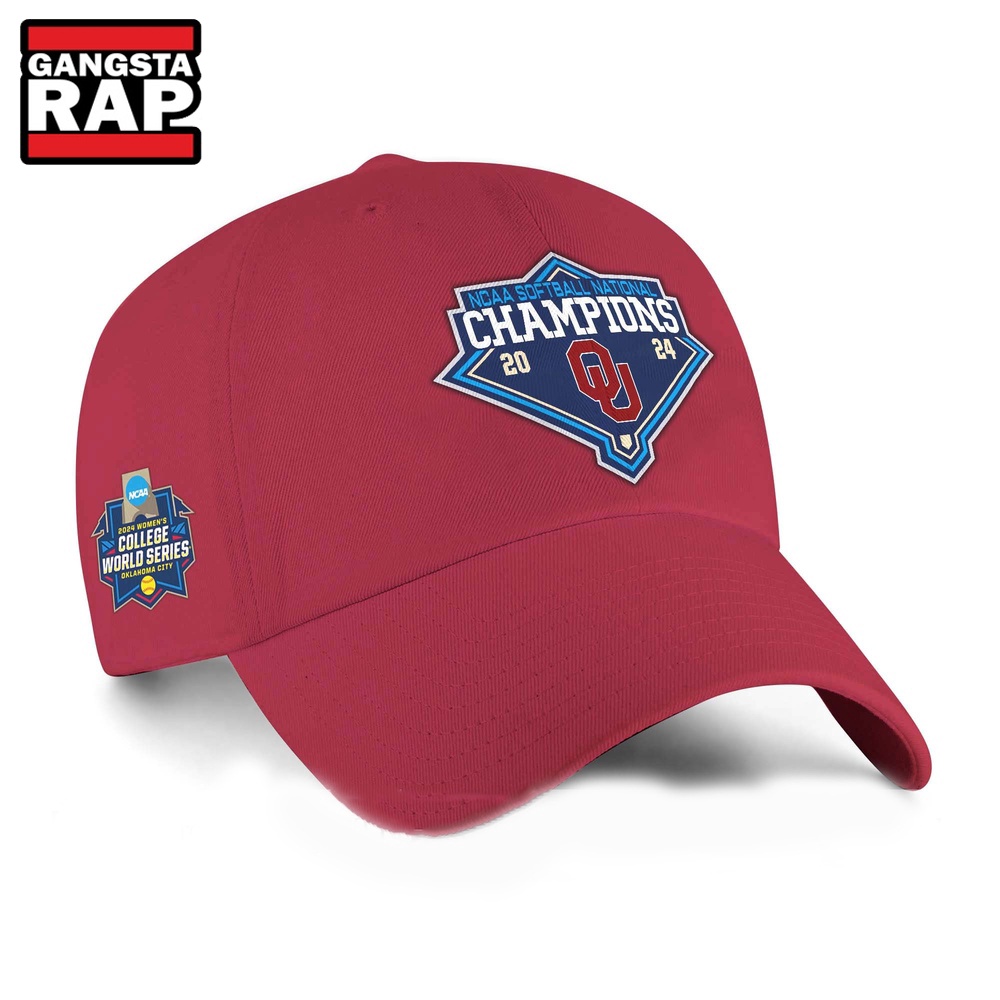 Oklahoma Sooners Four Peat 2024 NCAA Softball Women’s College World Series Champions Baseball Cap Oklahoma Sooners Four Peat 2024 NCAA Softball Women’s College World Series Champions Baseball Cap