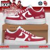 Oklahoma Sooners Four Peat NCAA Softball Women's Champions Air Force 1 Shoes