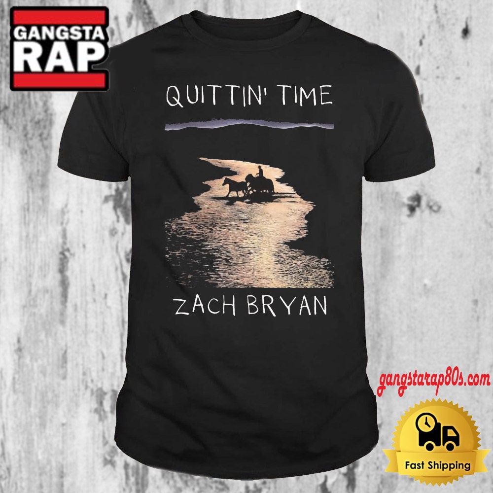 One Of These Days X Zach Bryan Border Quittin’ Time 2024 T Shirt One Of These Days X Zach Bryan Border Quittin’ Time 2024 T Shirt