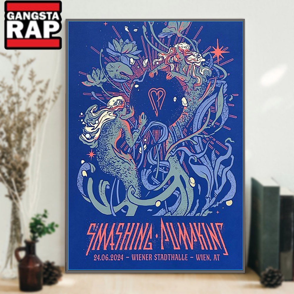 The Smashing Pumpkins June 24 2024 Wiener Stadthalle Wien AT Poster Canvas Art The Smashing Pumpkins June 24 2024 Wiener Stadthalle Wien AT Poster Canvas Art