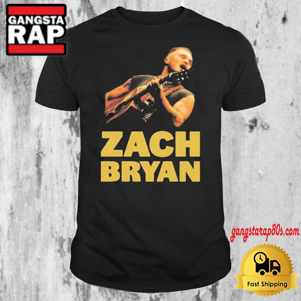 Zach Bryan Guitar Washed Music 2024 T Shirt Zach Bryan Guitar Washed Music 2024 T Shirt