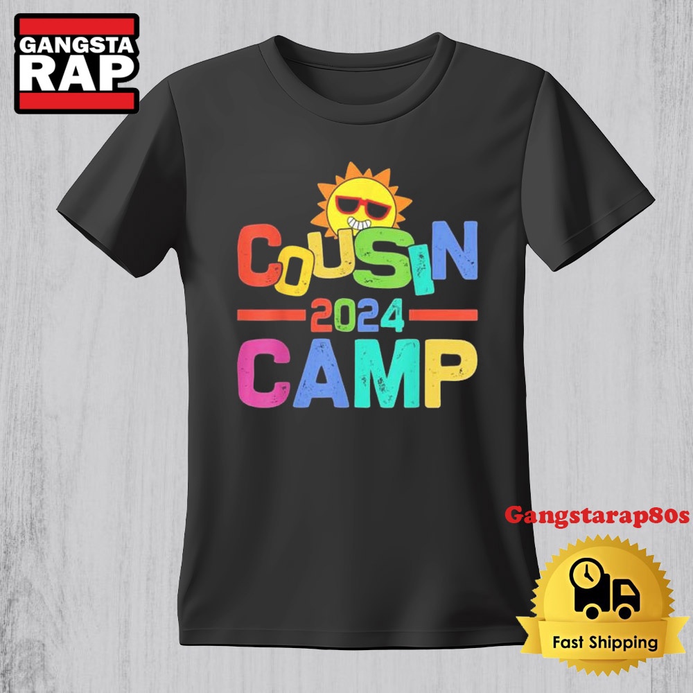 Cousin Camp 2024 Family Vacation Summer Camping Vintage TShirt Cousin Camp 2024 Family Vacation Summer Camping Vintage TShirt