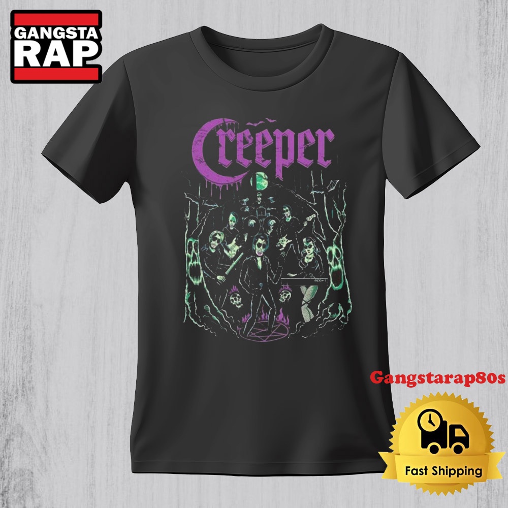 Creeper 2000Trees Festival Vintage TShirt Creeper 2000Trees Festival Vintage TShirt