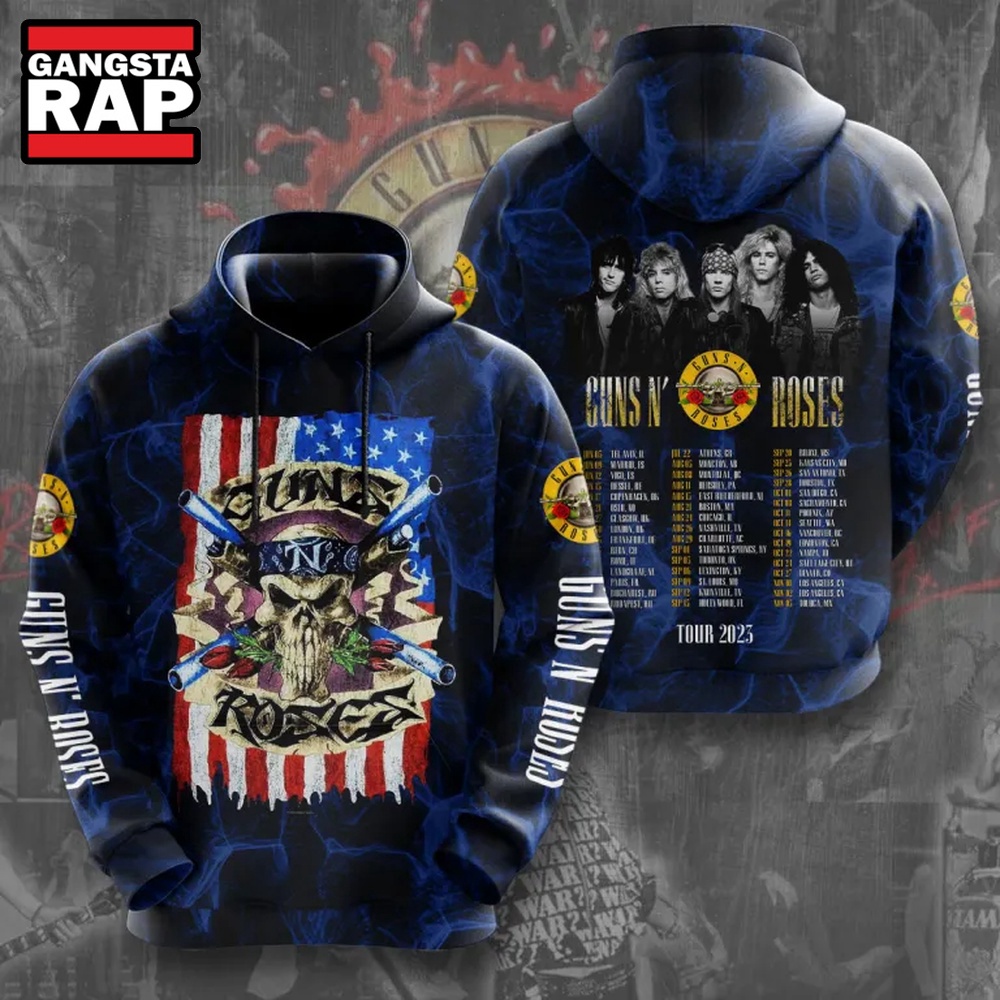 Guns N' Roses Tour 2023 All over Print Hoodie