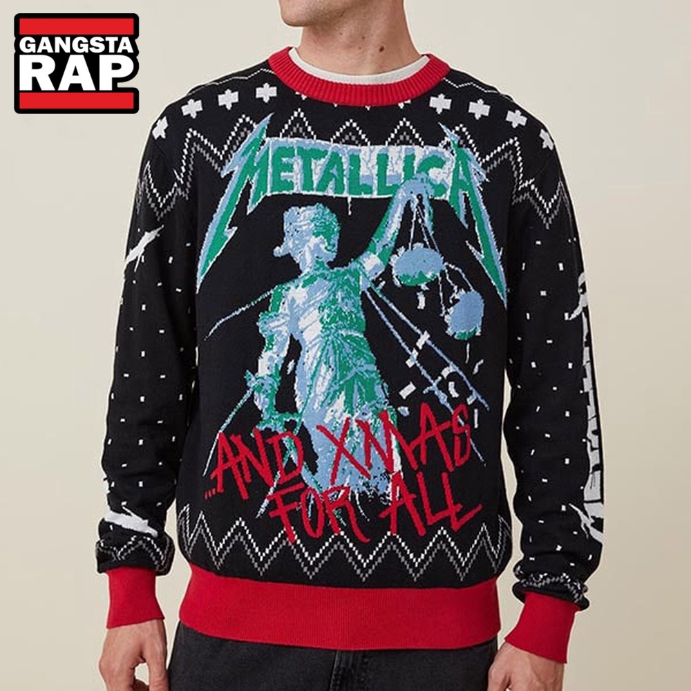 Metallica And Xmas For All Xmas Gifts Ugly Christmas Sweater Metallica And Xmas For All Xmas Gifts Ugly Christmas Sweater