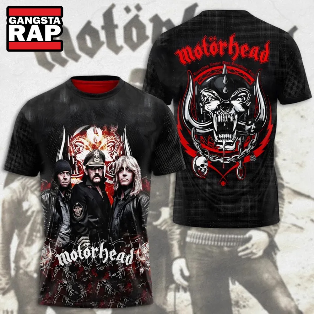 Motorhead Music Band Graphics Design All Over Print Shirt Motorhead Music Band Graphics Design All Over Print Shirt
