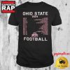 Ohio State Champion Buckeyes 2024 Football Schedule T Shirt 2 Ohio State Champion Buckeyes 2024 Football Schedule T Shirt